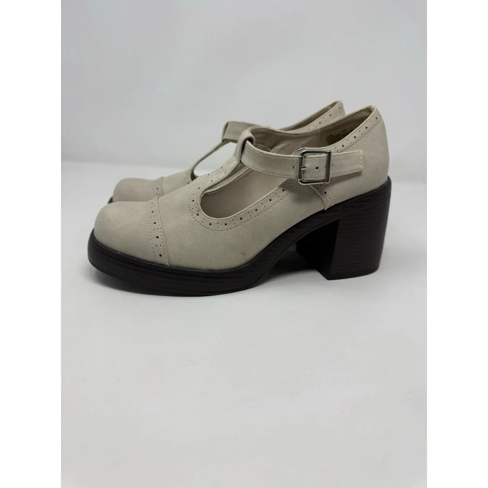 Mary Jane Chunky Heels Size 10